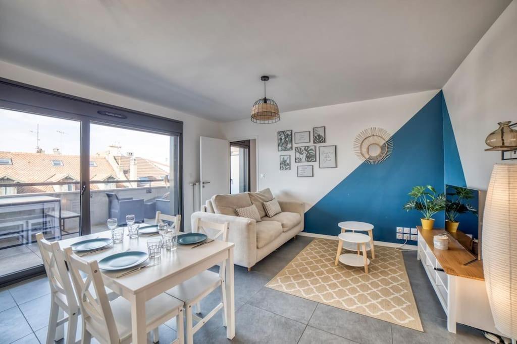 Modern'Blue - Gare Annemasse A 3Min-Geneve Acces Direct Apartment Екстериор снимка